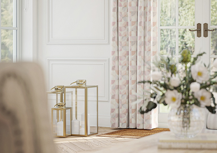 Mosaic Tile, Sweetheart - Made to Measure Curtains - Image 5